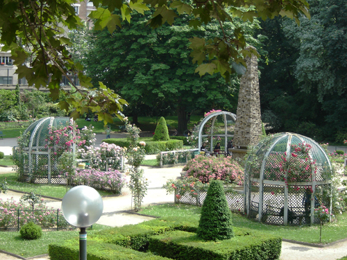 Le square Le Gall fleuri