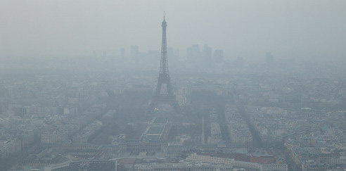 Pollution de l'air sur Paris