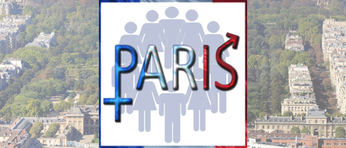 Logo de l'égalité de genre. Paris