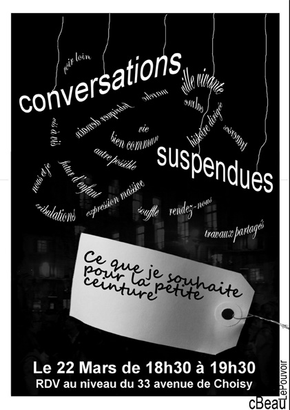 Flyer Conversation suspendues